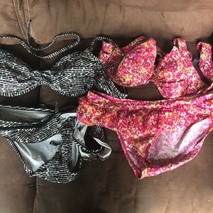 Kenneth Cole reaction Underwire Bikinis (2!)